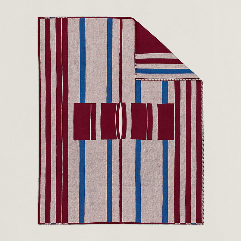 HERMES-PARIS Hロゴブランケット HERMES-PARIS Hロゴブランケット HERMES-PARIS Hロゴブランケット